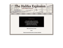 Tablet Screenshot of halifaxexplosion.org